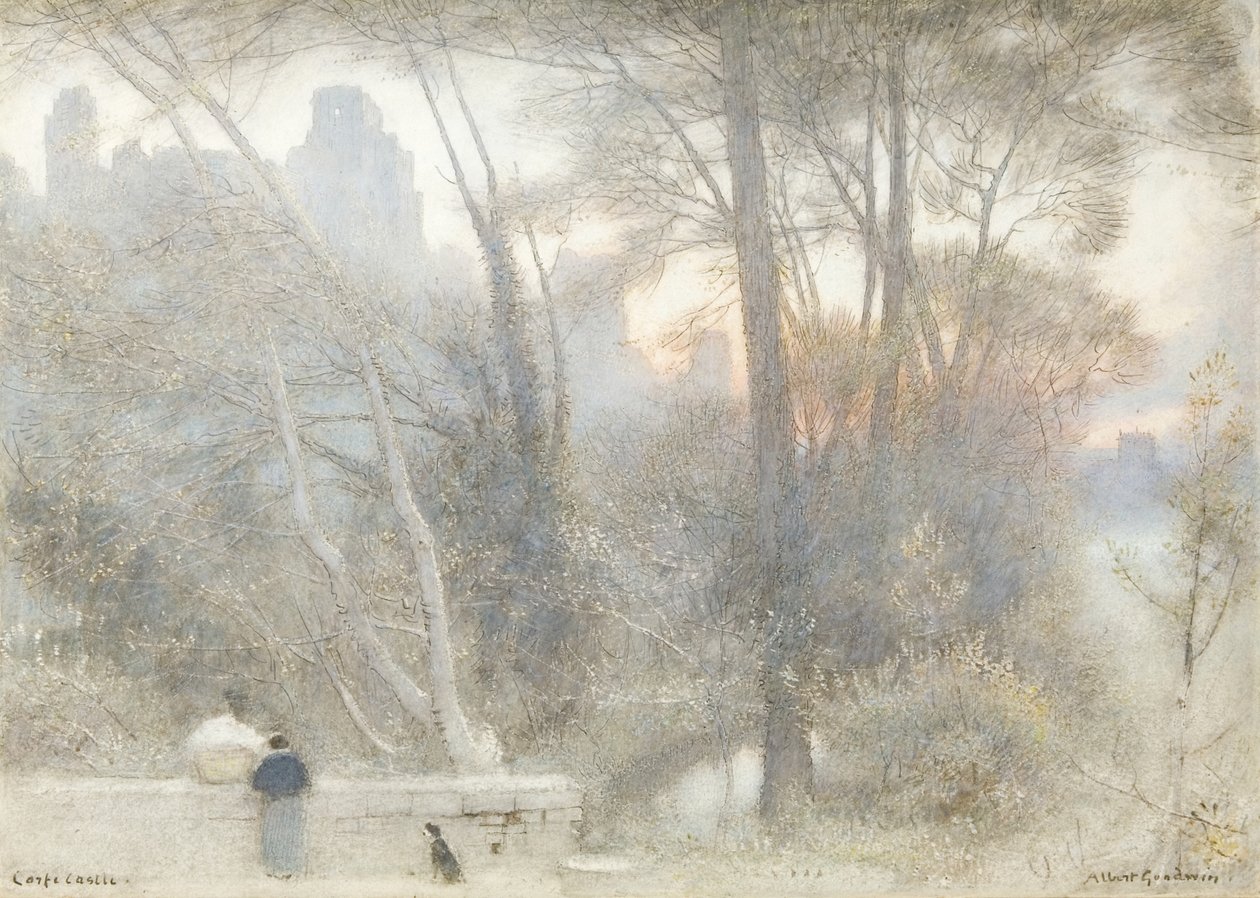 Corfe kastély alkotó: Albert Goodwin