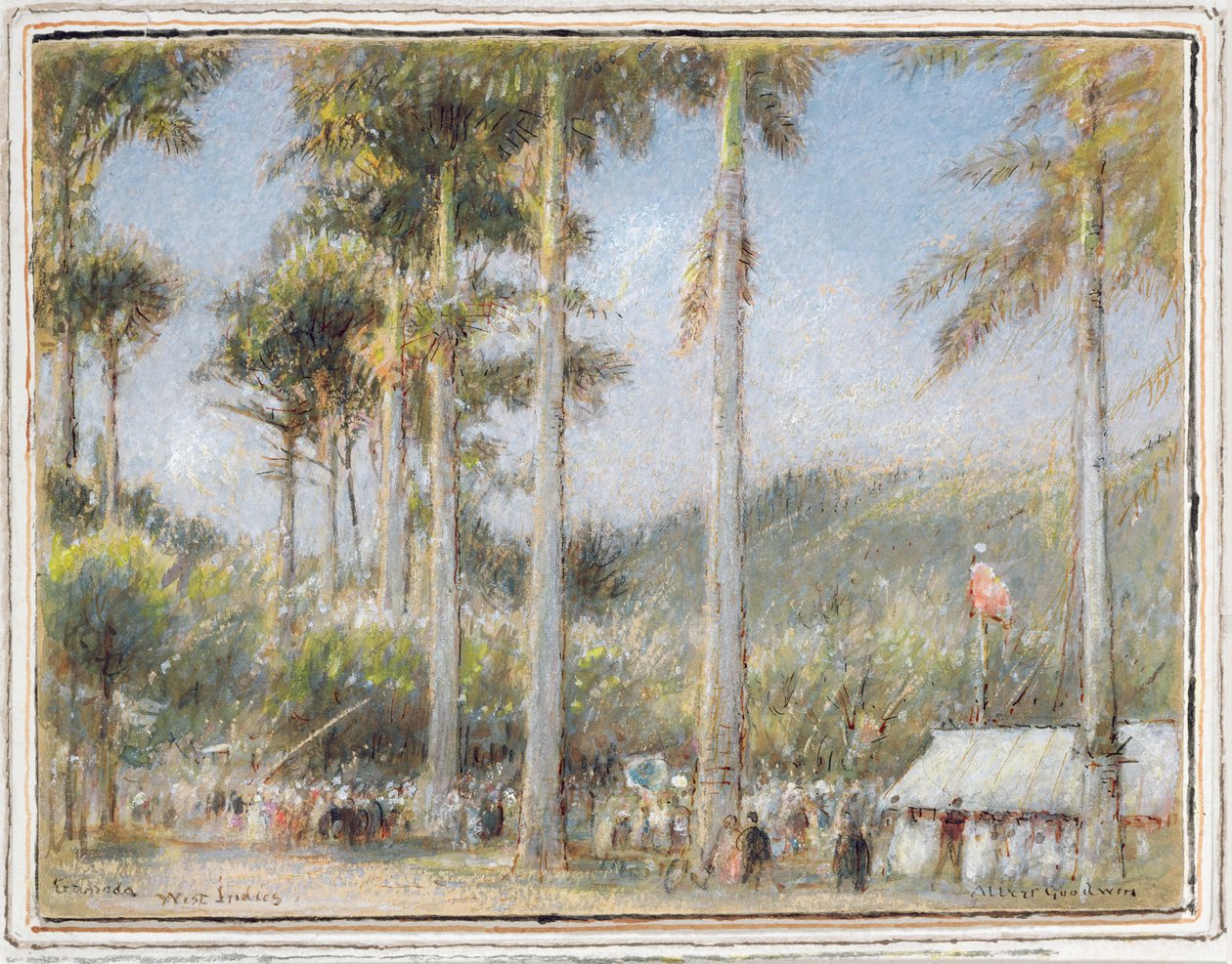 Grenada, Nyugat-India (wc és gouache) alkotó: Albert Goodwin
