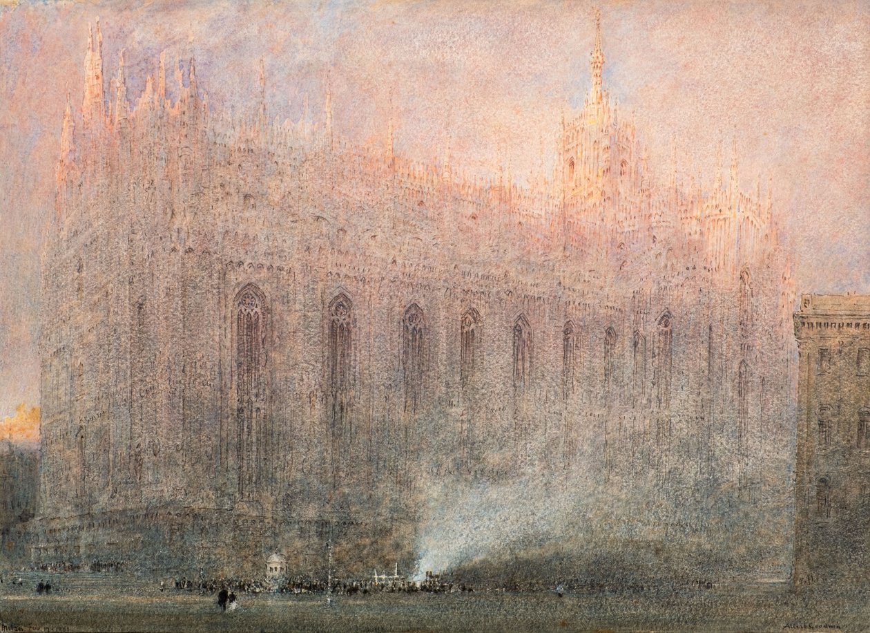 Milánói székesegyház alkotó: Albert Goodwin