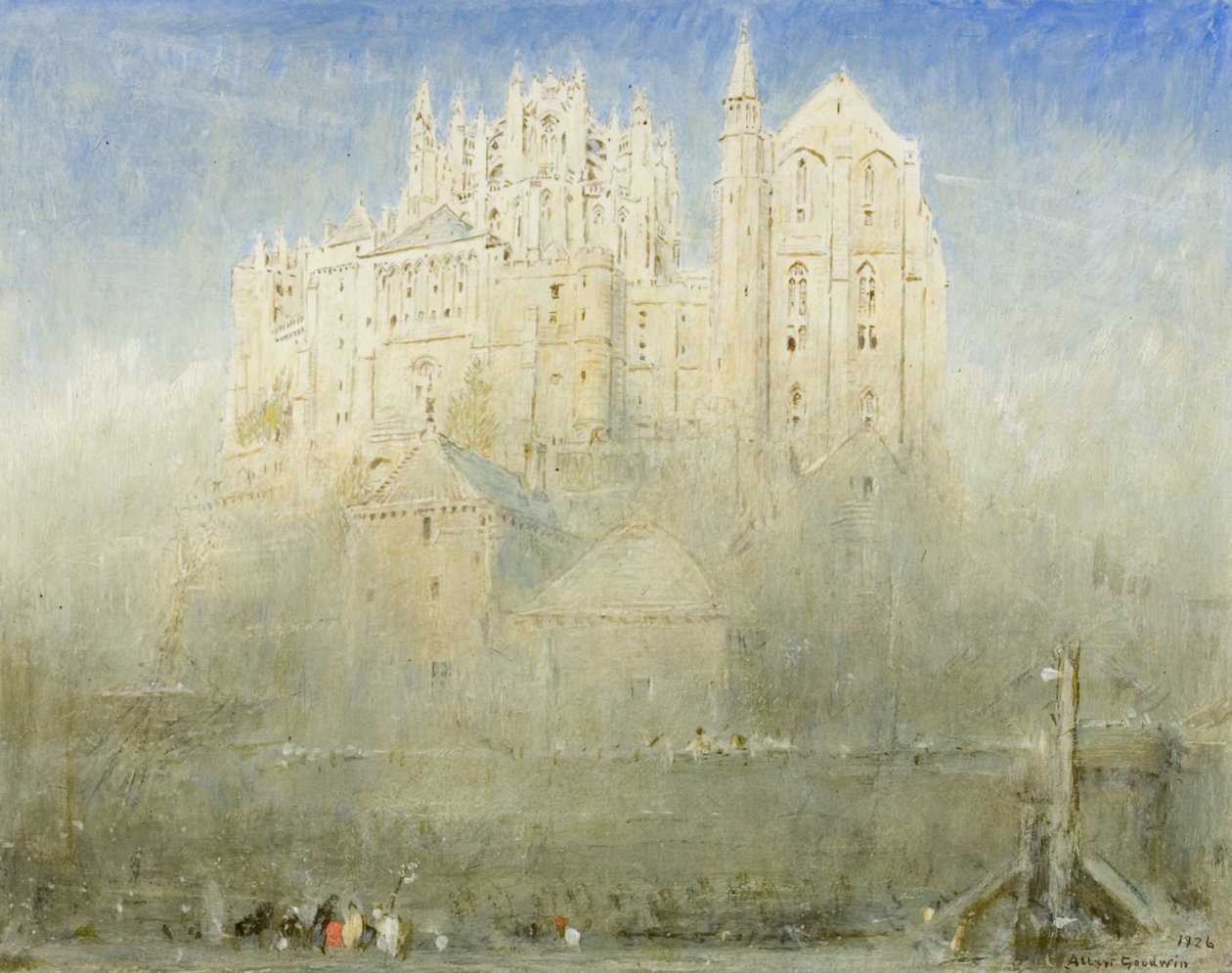 Mont St Michel, Normandia alkotó: Albert Goodwin