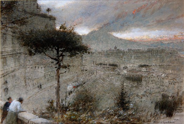 Nápoly alkotó: Albert Goodwin