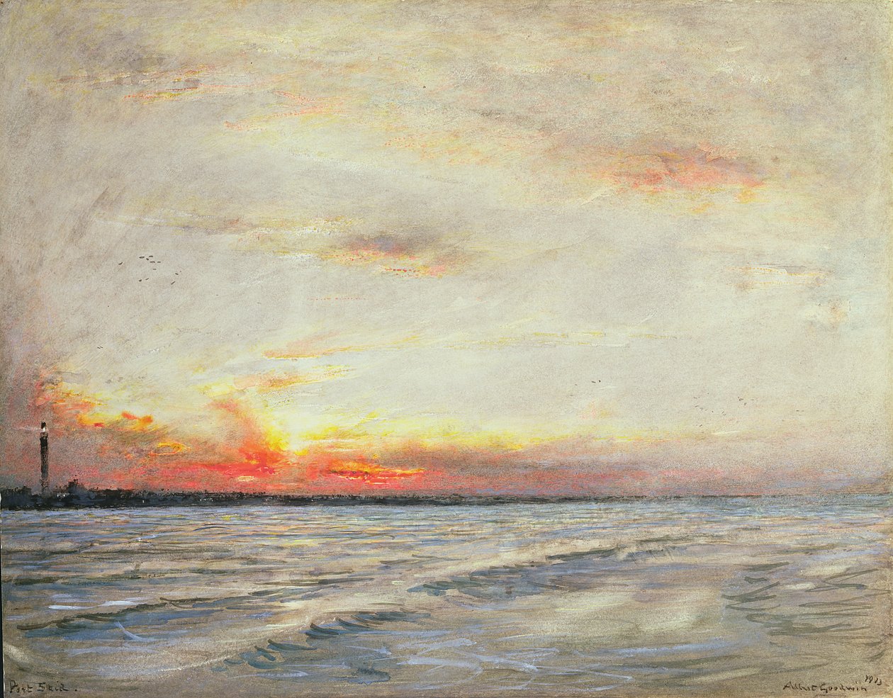 Port Said, Saida, Libanon alkotó: Albert Goodwin