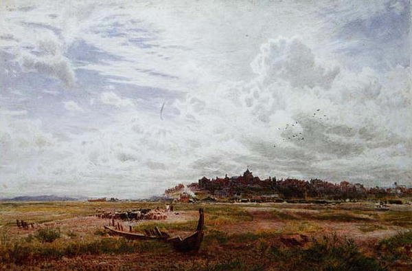 Rye, Sussex alkotó: Albert Goodwin