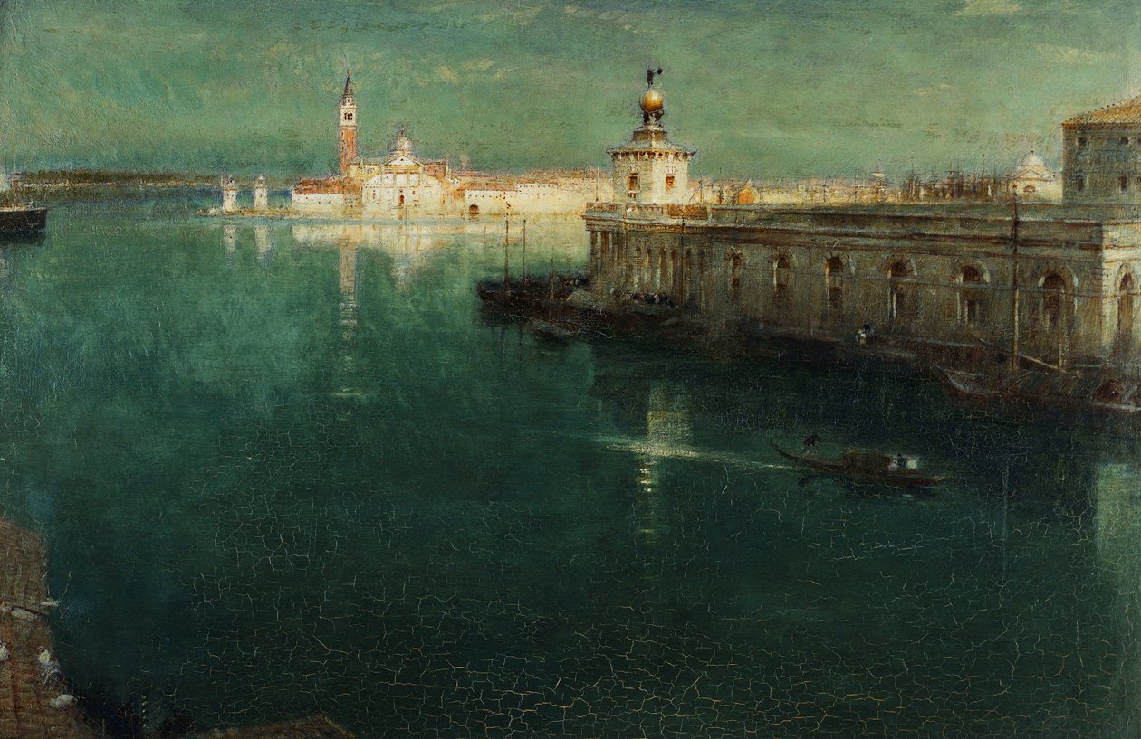 Szent György a háztetőkből, 1905-1906 alkotó: Albert Goodwin