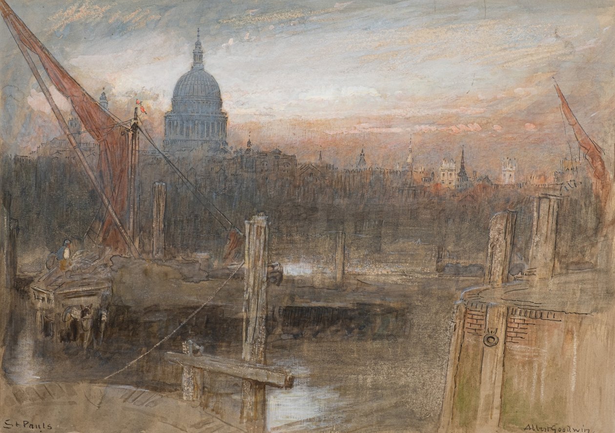Szent Pál (akvarell) alkotó: Albert Goodwin