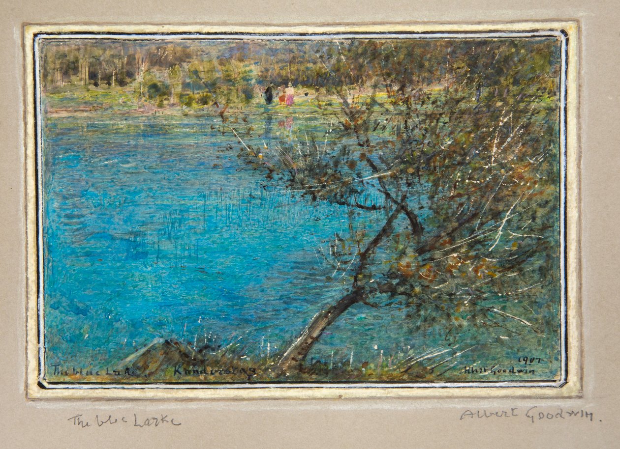 A Kék-tó, Kanderstag alkotó: Albert Goodwin