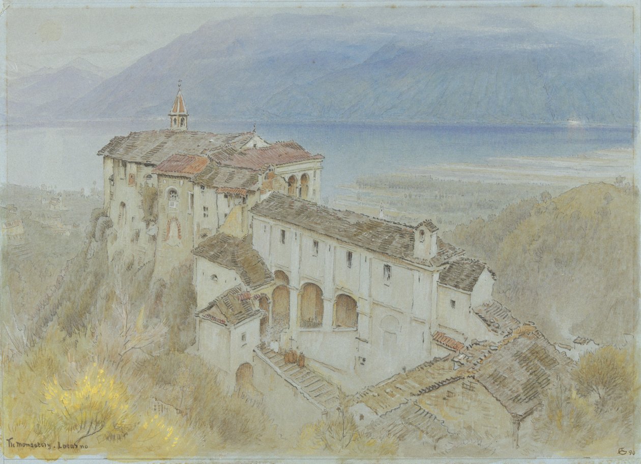 A kolostor, Locarno alkotó: Albert Goodwin