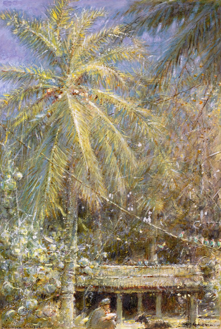 A hajótörés története Robinson Crusoe-tól alkotó: Albert Goodwin