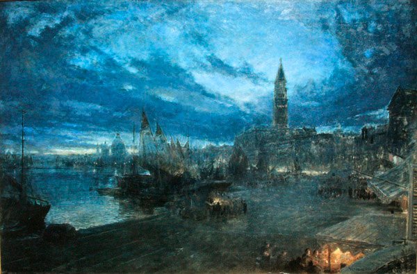 Velence Riva Schiavonitól alkotó: Albert Goodwin