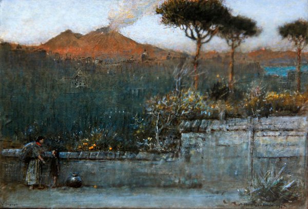 Vezúv alkotó: Albert Goodwin