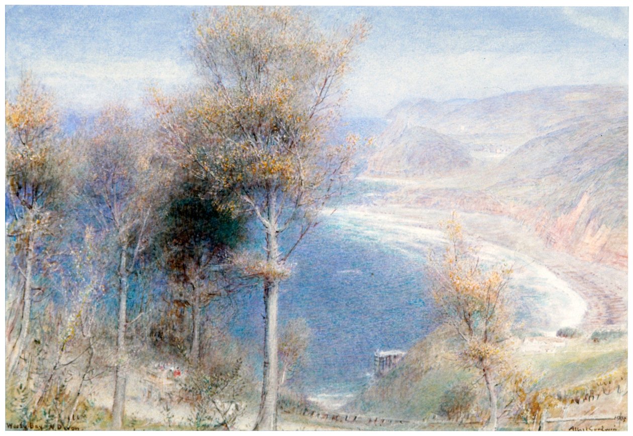 Woody Bay, Devon, 1905. alkotó: Albert Goodwin