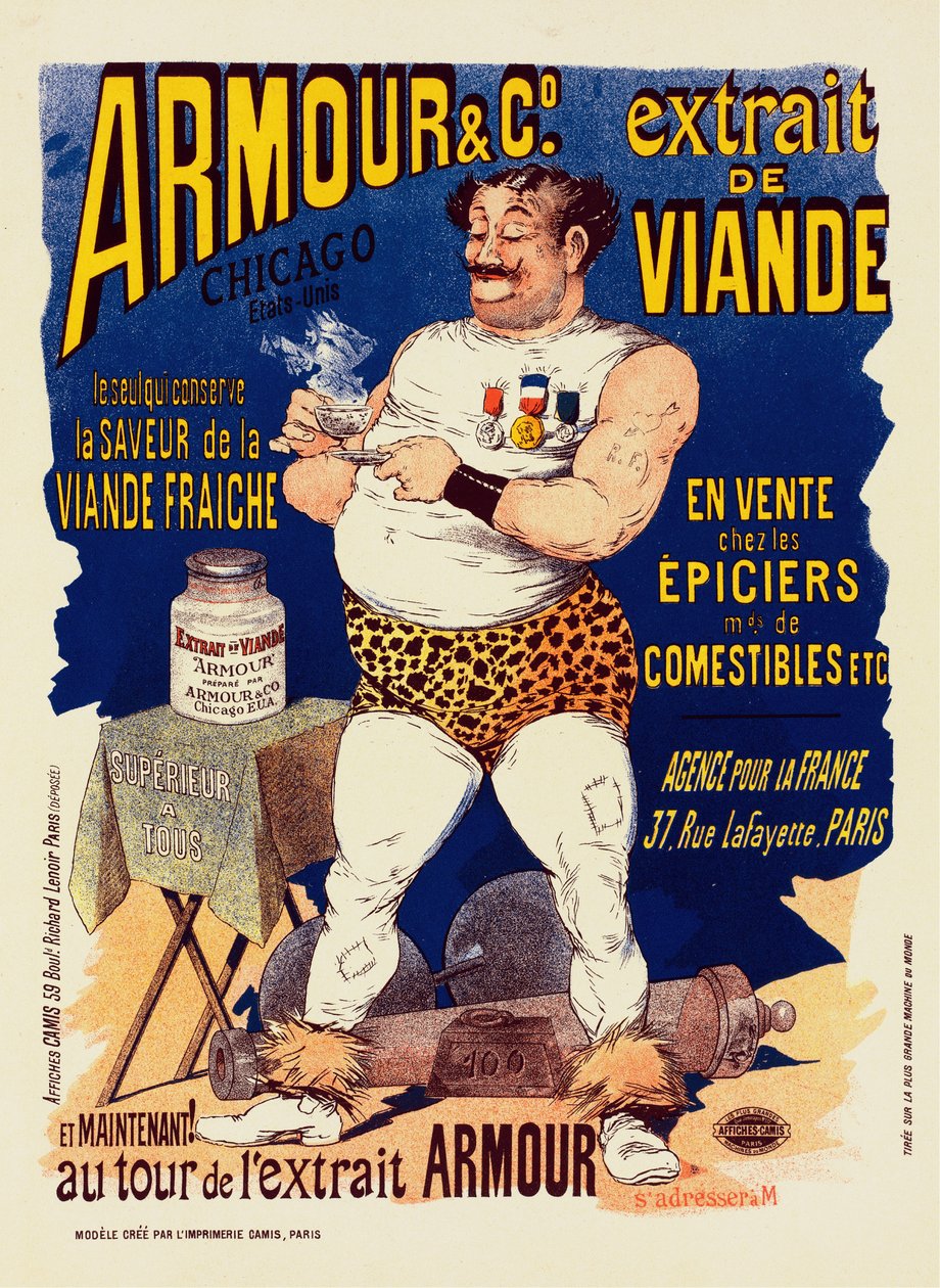 Armor & Co. húskivonat, 1891. alkotó: Albert Guillaume