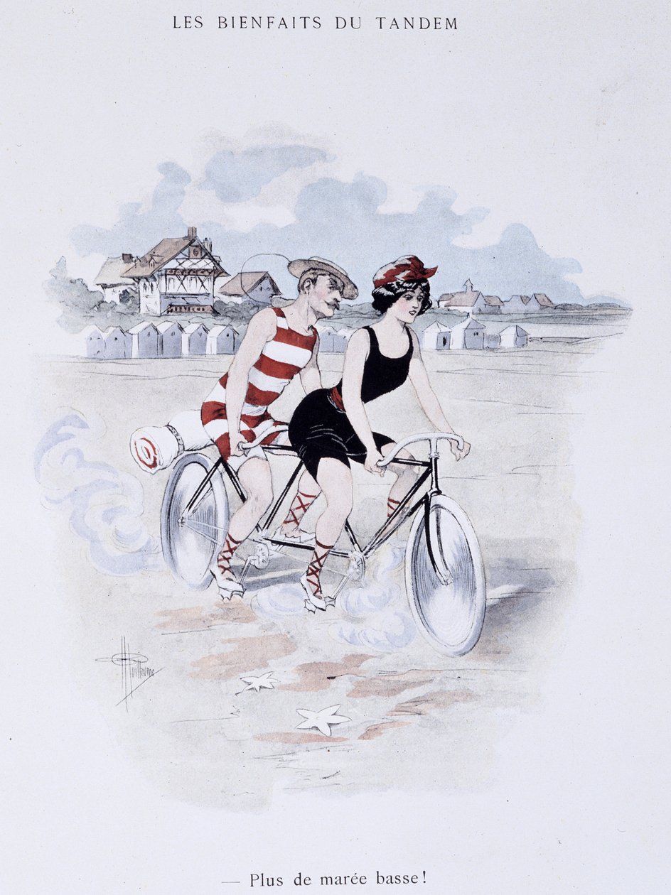 A Tander előnyei az „Etoile de mer”-ben. A. Guillaume. Kiadások Simonis Empis, Párizs alkotó: Albert Guillaume