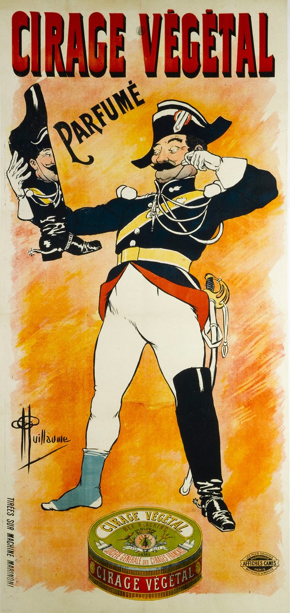 Illatosított növényi cipőkrém, c. 1900. alkotó: Albert Guillaume