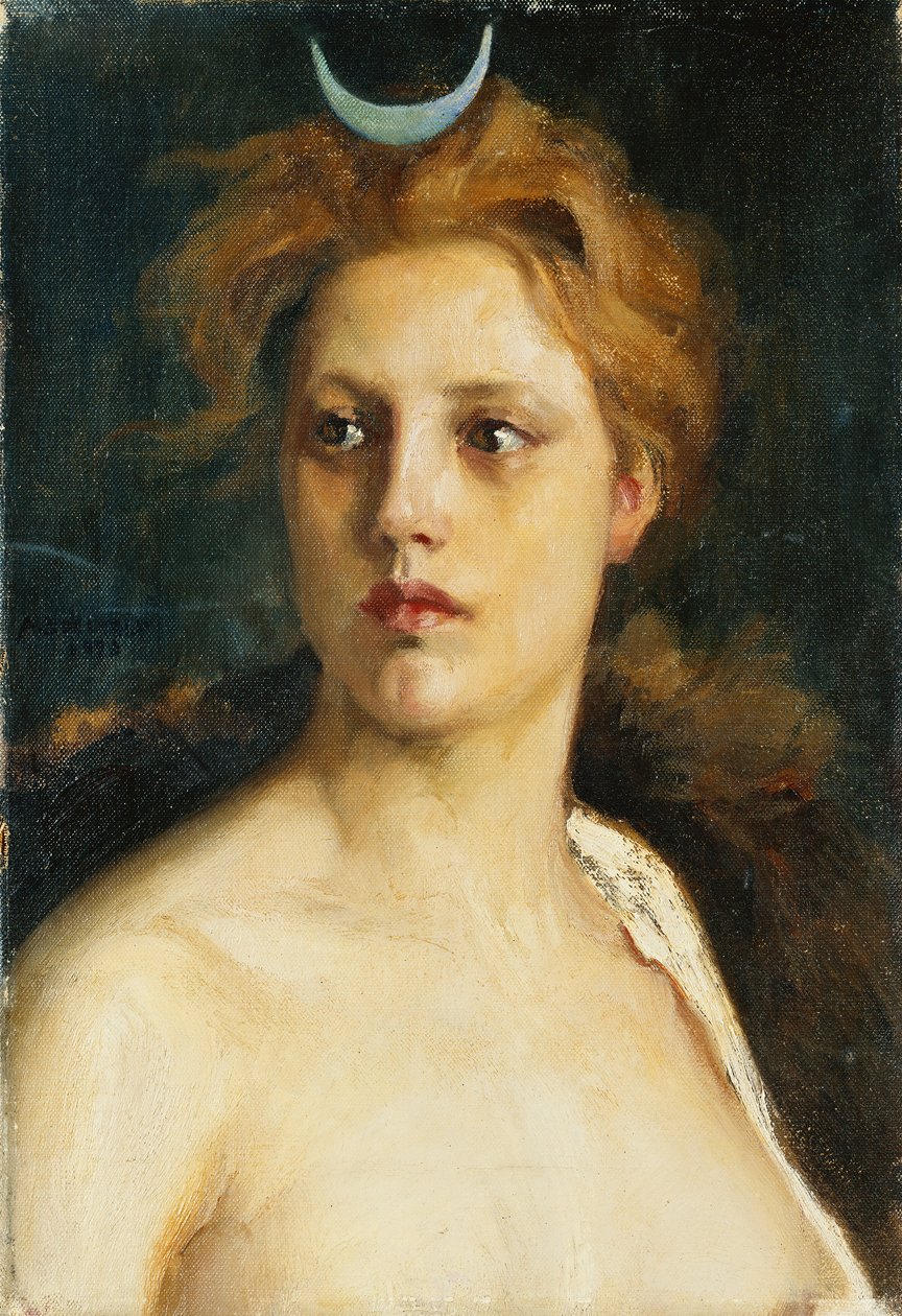 Diana, 1898 alkotó: Albert Gustaf Aristides Edelfelt