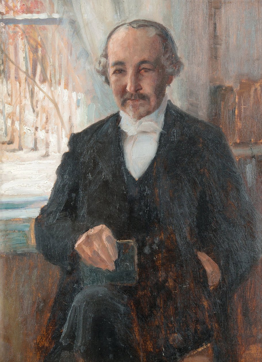 Zacharias Topelius költő portréja 1818-1898 alkotó: Albert Gustaf Aristides Edelfelt