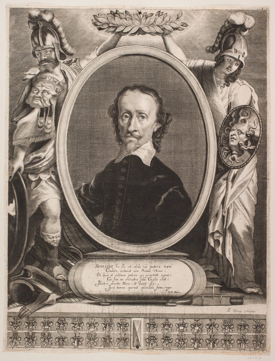 Christian Skeel. Emléklap alkotó: Albert Haelwegh