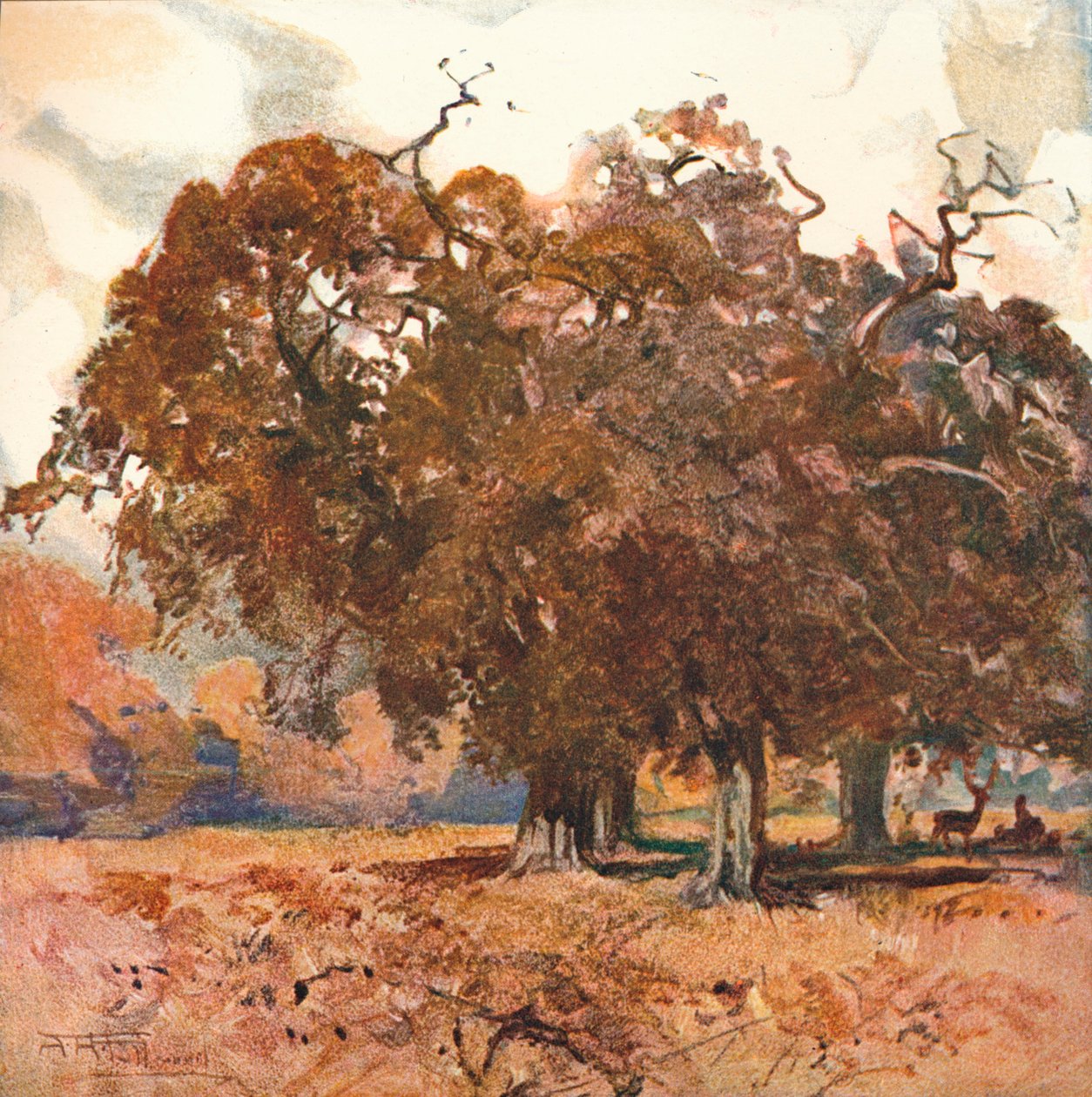 Táj, c1904 alkotó: Albert Henry Fullwood