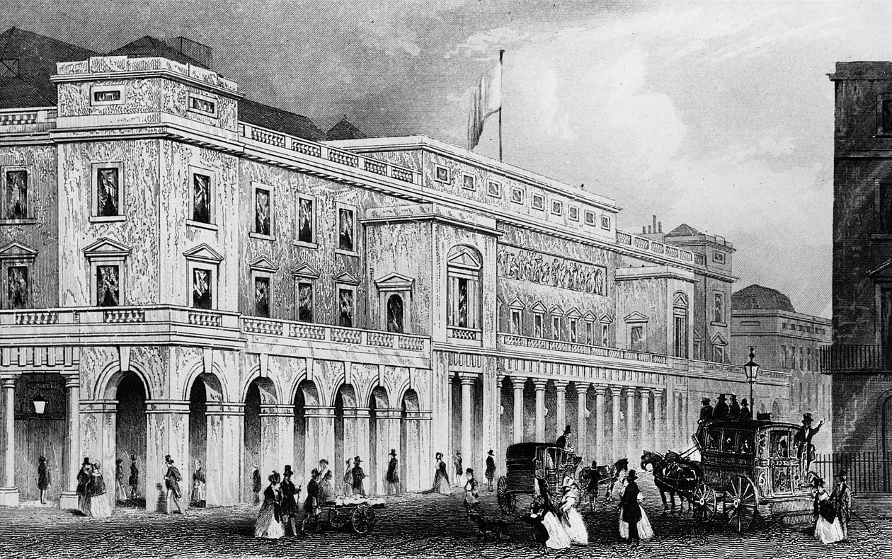 Olasz Operaház, 1850 körül alkotó: Albert Henry Payne