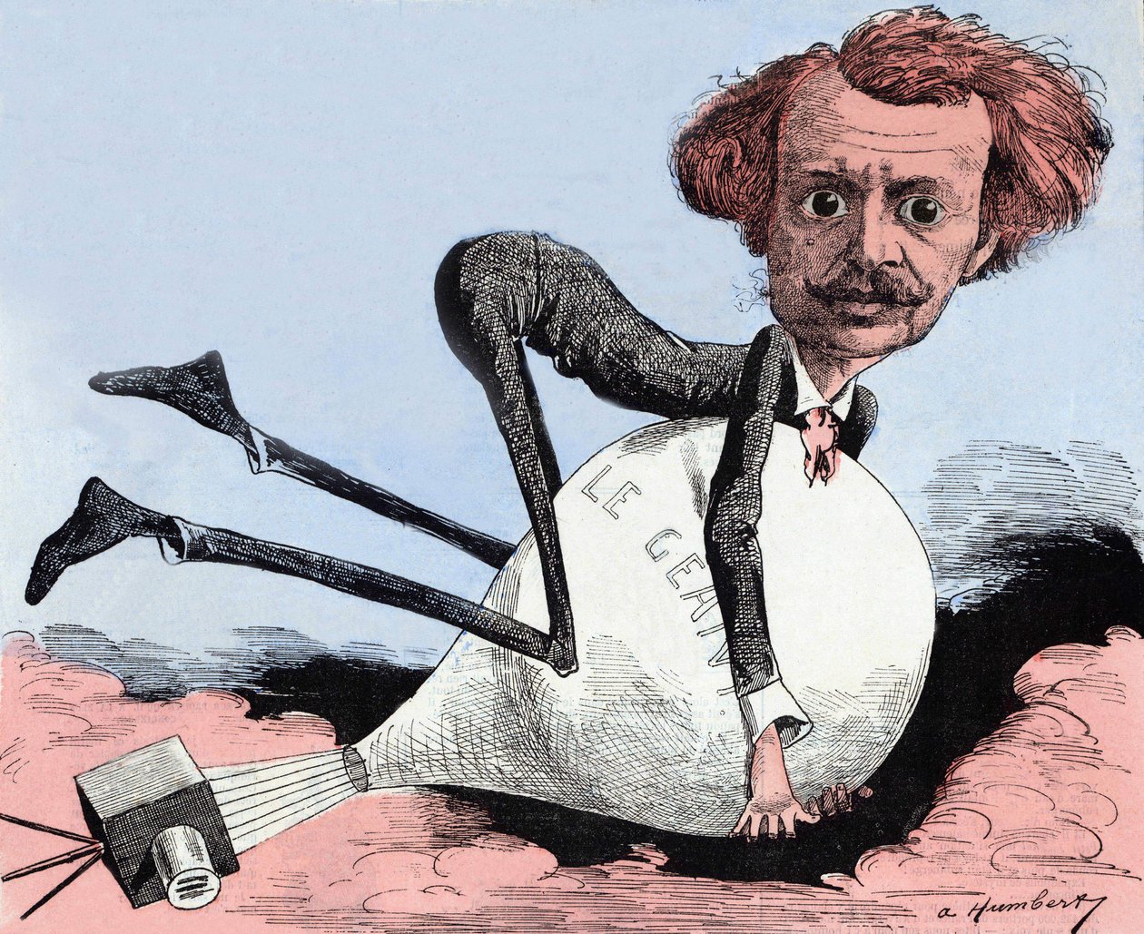 Nadar rajzfilmje, Albert Humbert (1835-1886). alkotó: Albert Humbert