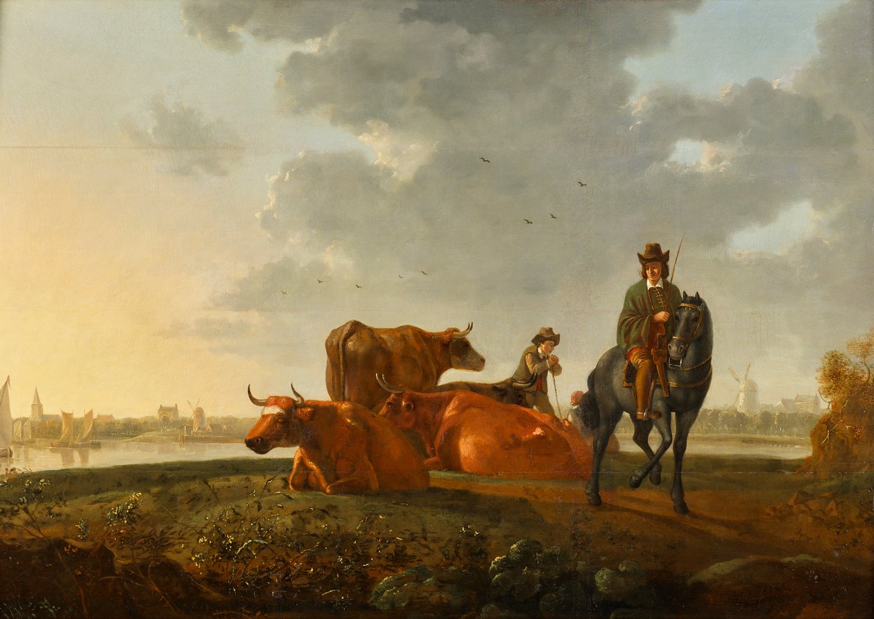 legelő a folyó mellett alkotó: Albert Jacobsz Cuyp