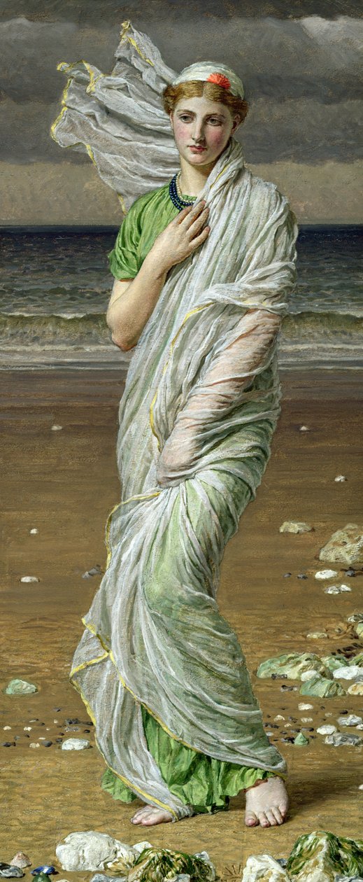Tengeri kagylók (olaj, vászon) alkotó: Albert Joseph Moore