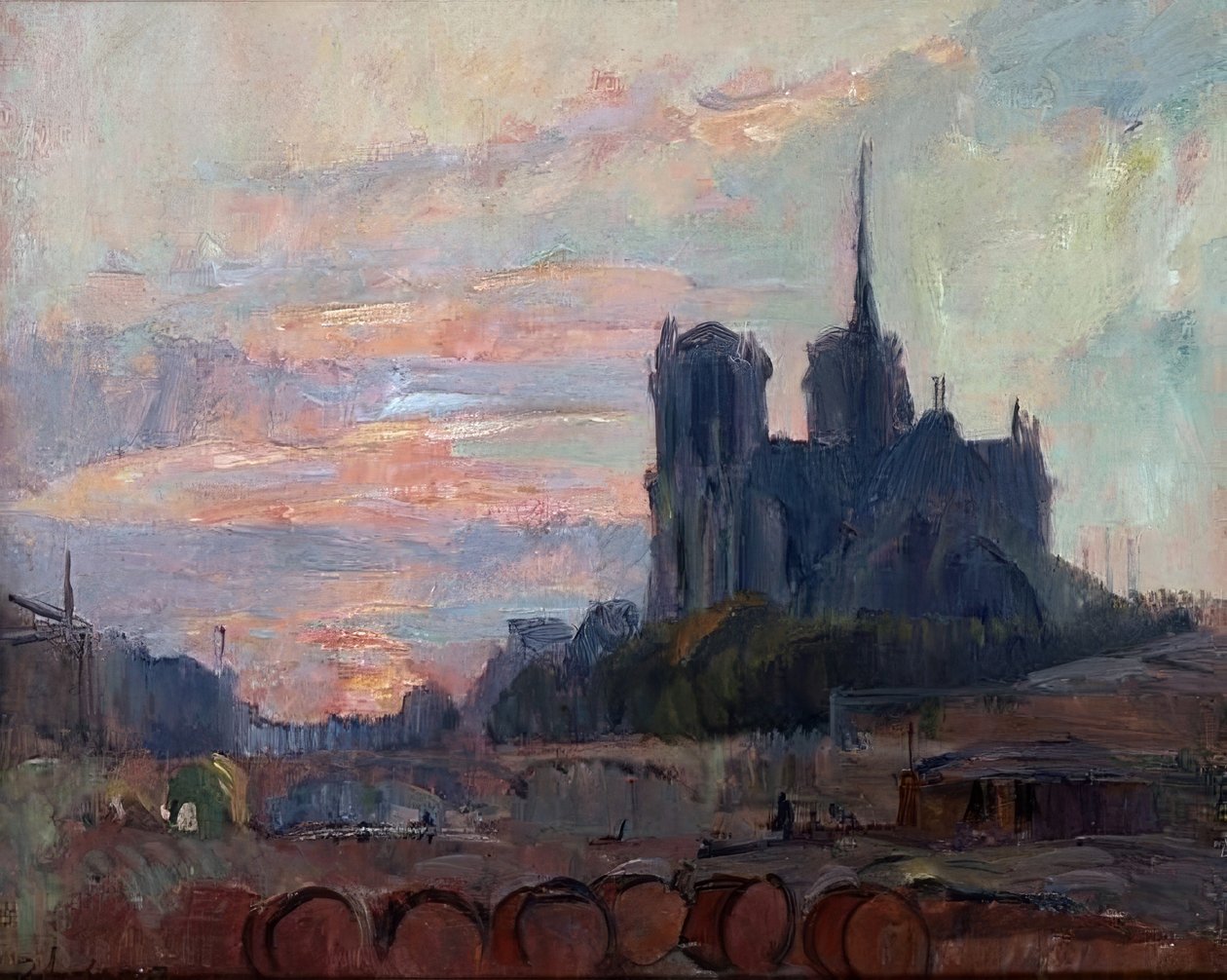 PINTURA. Művész: ALBERT LEBOURG. Helyszín: MAGÁNGYŰJTEMÉNY, MADRID, SPANYOLORSZÁG alkotó: Albert Lebourg