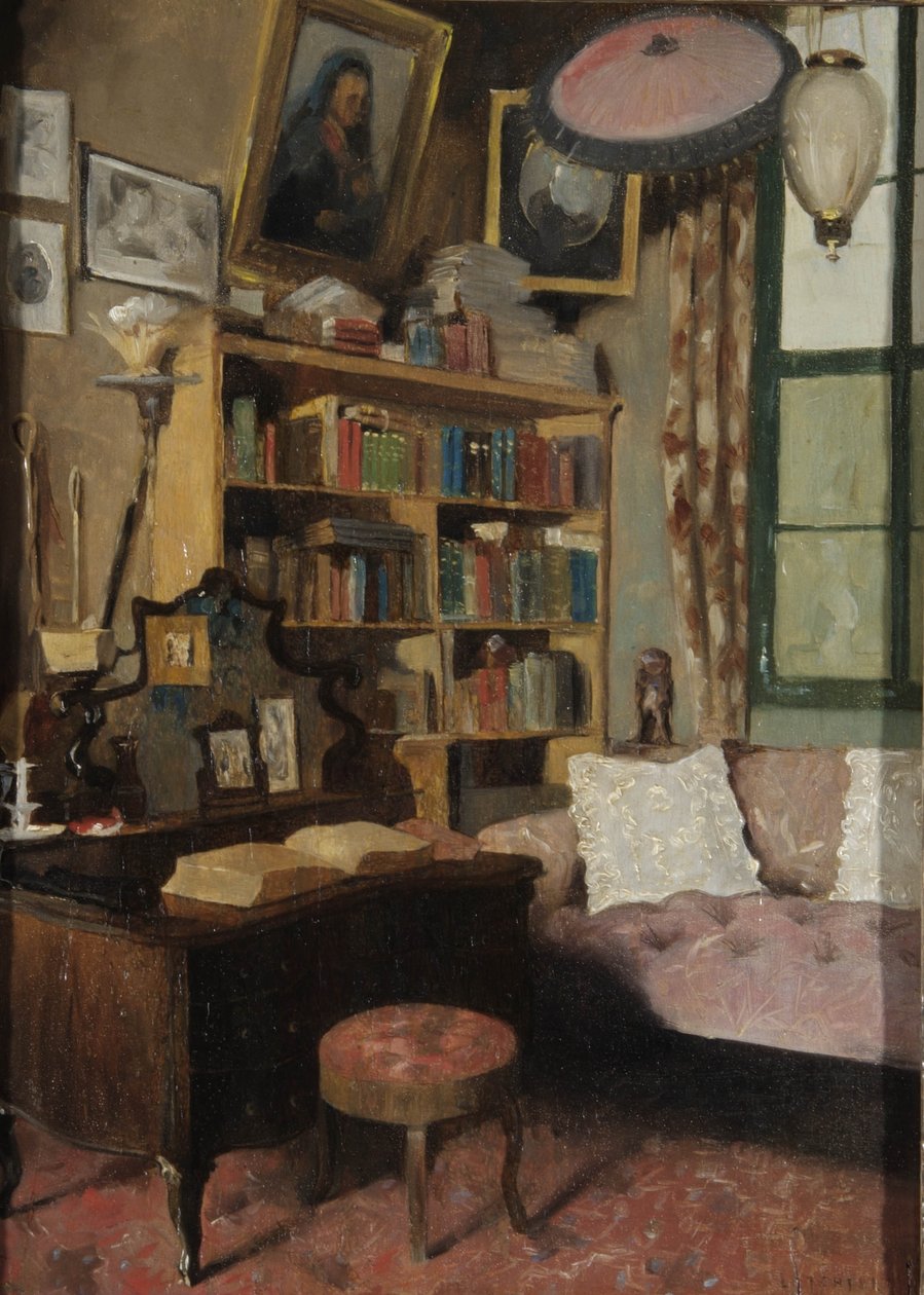 A Sir Richard Burtons Study sarka, 1889 alkotó: Albert Letchford