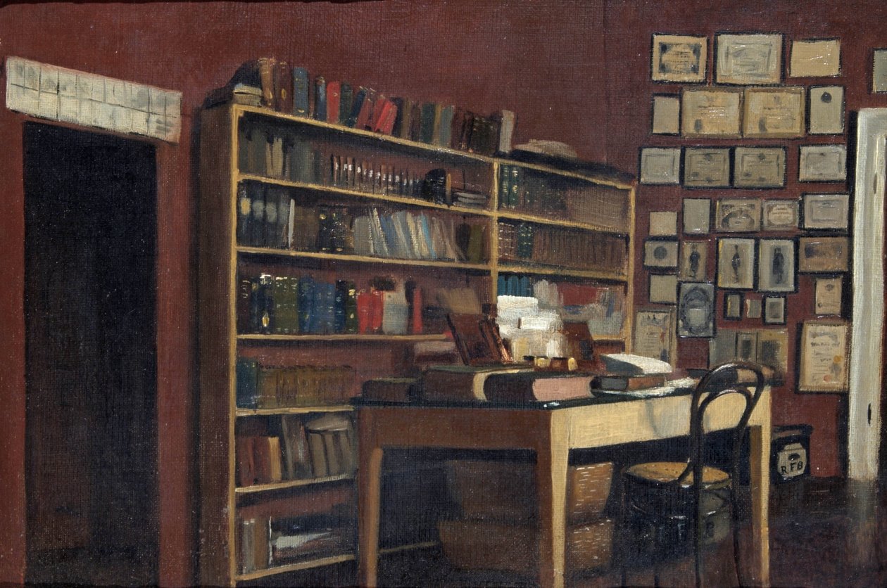 A Sir Richard Burtons Study sarka, 1889 alkotó: Albert Letchford