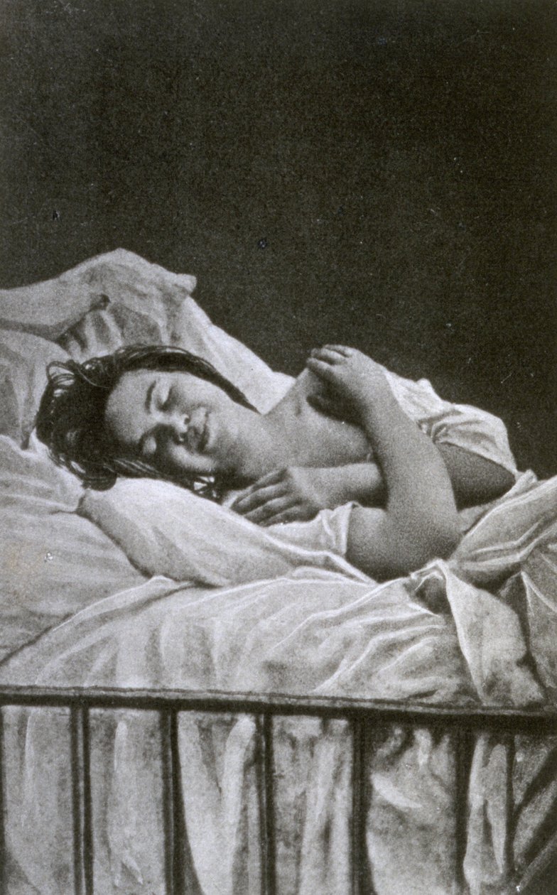 Fiatal nő hisztériás rohamban, 1878 alkotó: Albert Londe