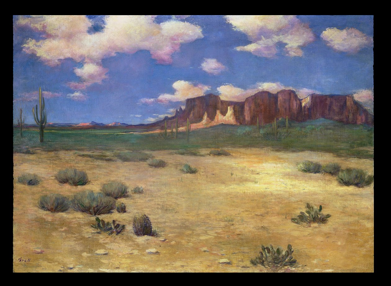 Arizonai táj (olaj, vászon) alkotó: Albert Lorey Groll