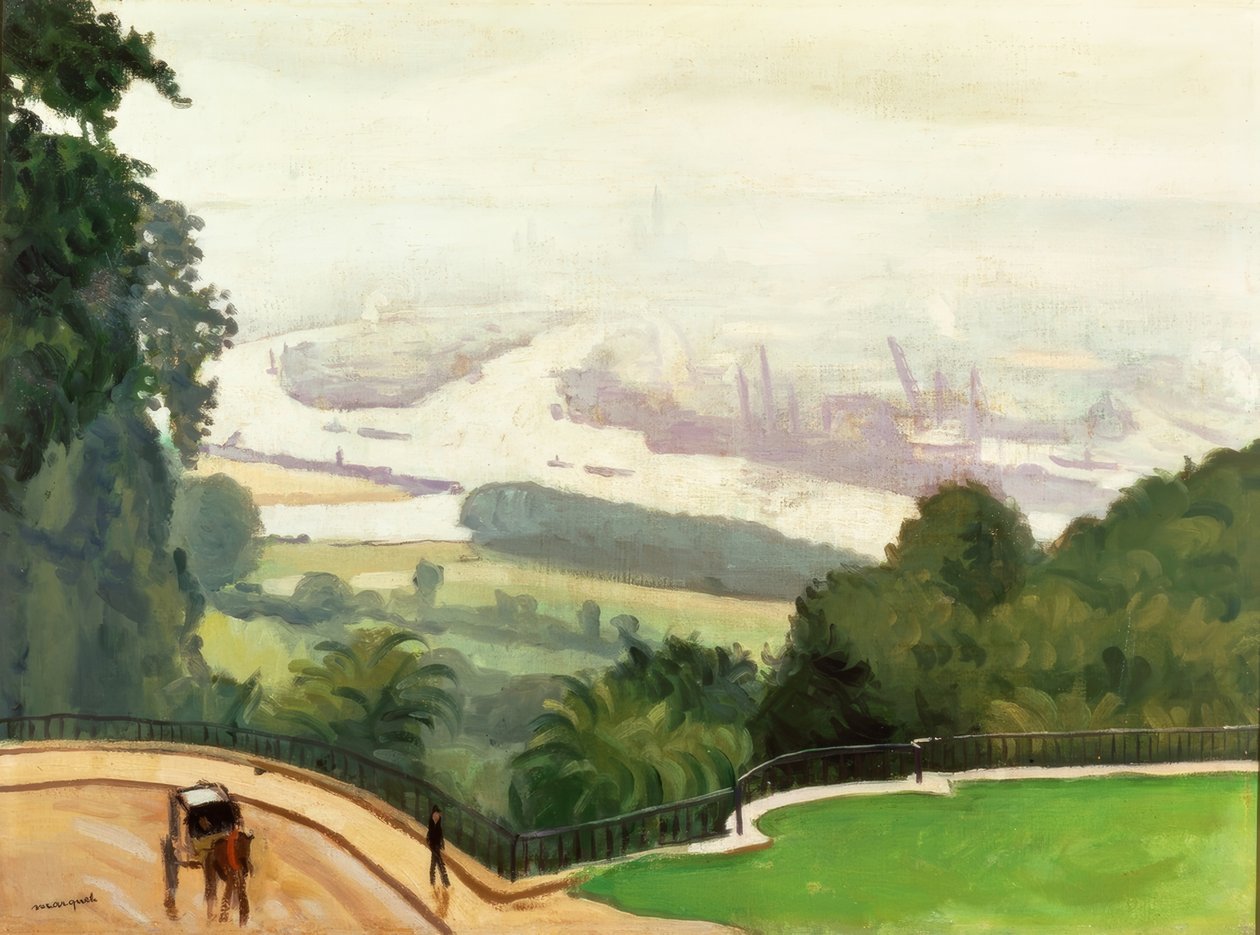 Albert Marquet / Rouen Harbour’, Olaj, vászon alkotó: Albert Marquet
