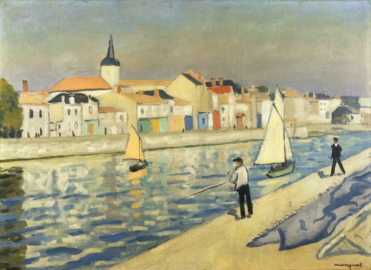 Horgászok Chaume-ban; Horgászok a La Chaume-ban alkotó: Albert Marquet
