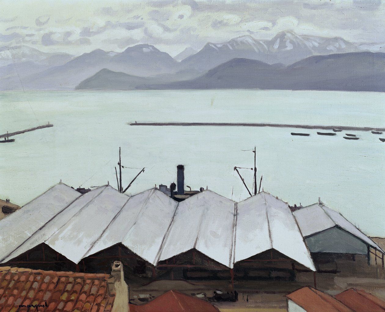 Bougie, Algéria kikötője (olaj, vászon) alkotó: Albert Marquet