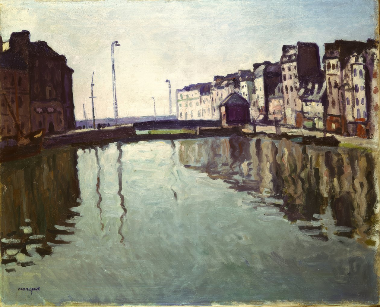 Le Havre kikötője alkotó: Albert Marquet