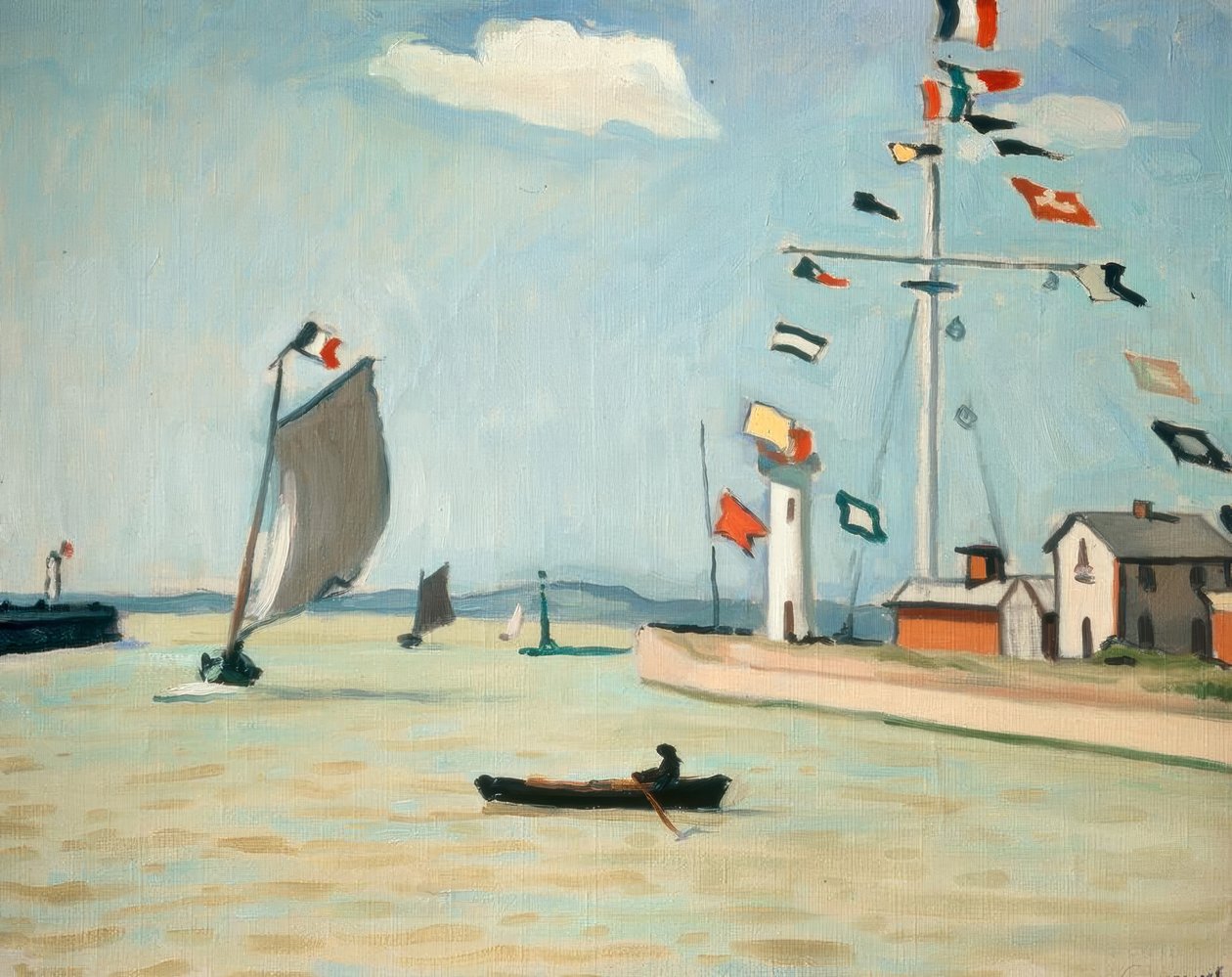 Honfleur kikötője alkotó: Albert Marquet