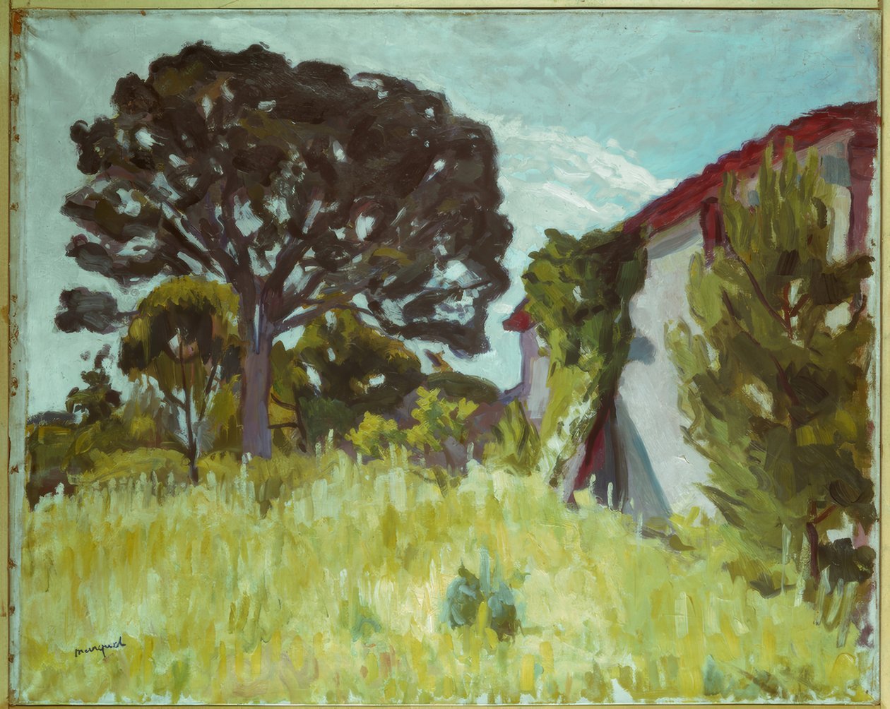 A Villa Demiere Saint-Tropezben alkotó: Albert Marquet