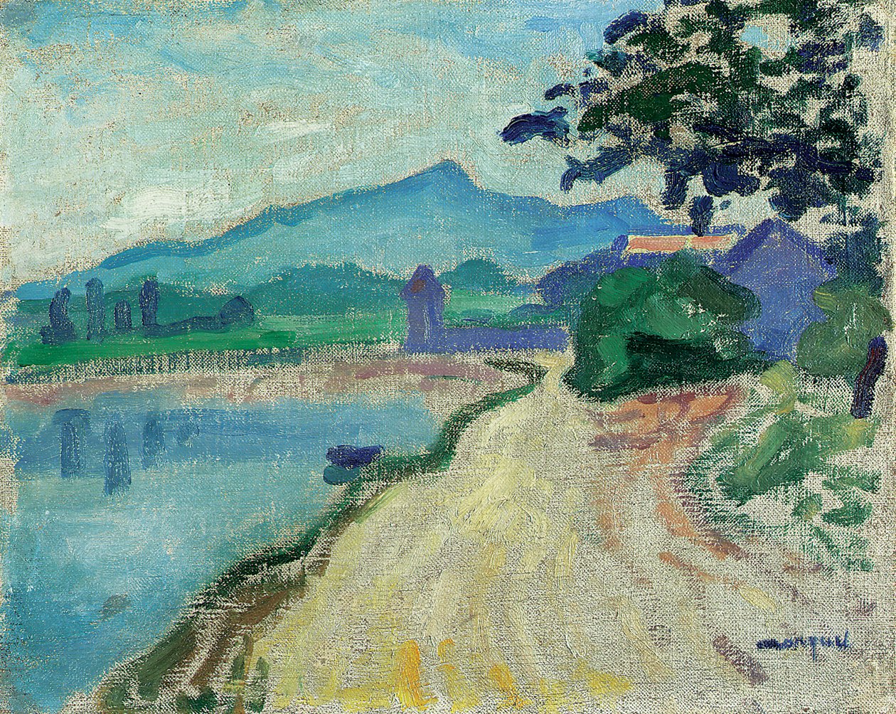 Saint-Jean-de-Luz környéke, a reggel (olaj, vászon) alkotó: Albert Marquet