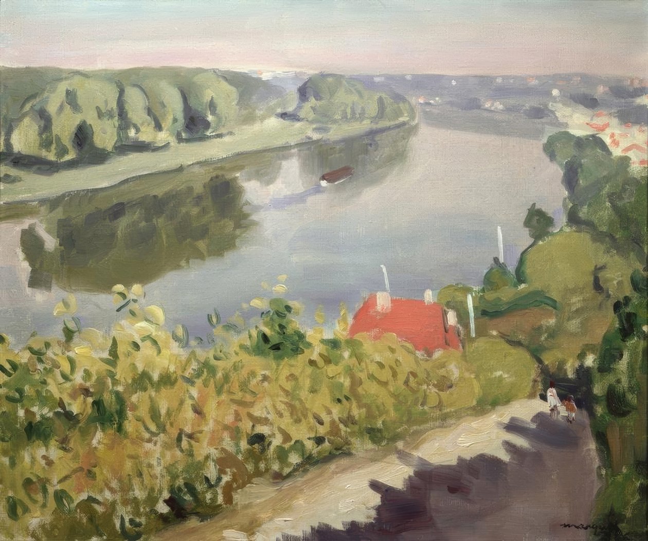 La Petite Frette vagy La Seine Herblay-ben alkotó: Albert Marquet