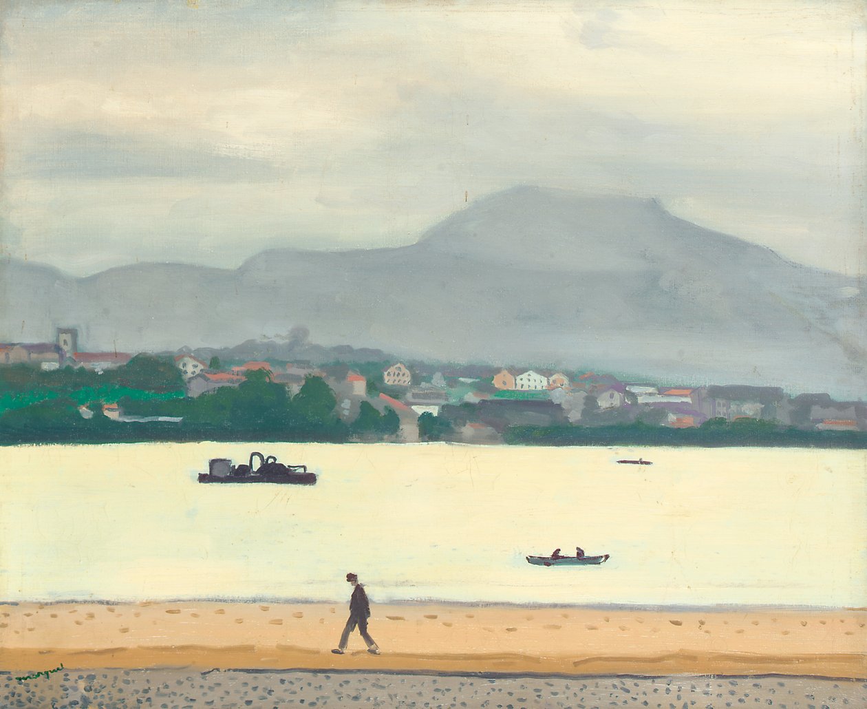 Az út, Hendaye alkotó: Albert Marquet