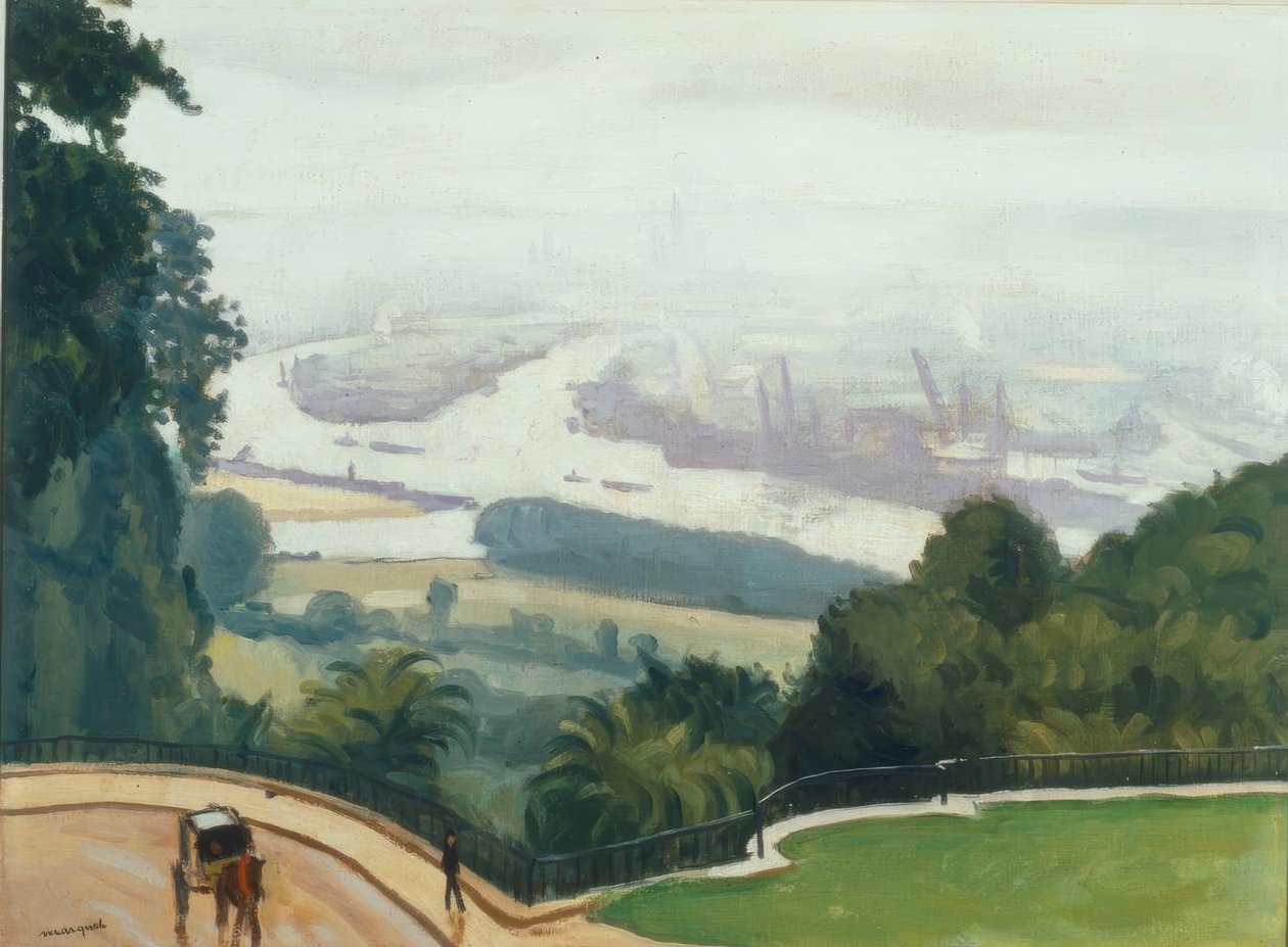 Rouen kikötője alkotó: Albert Marquet