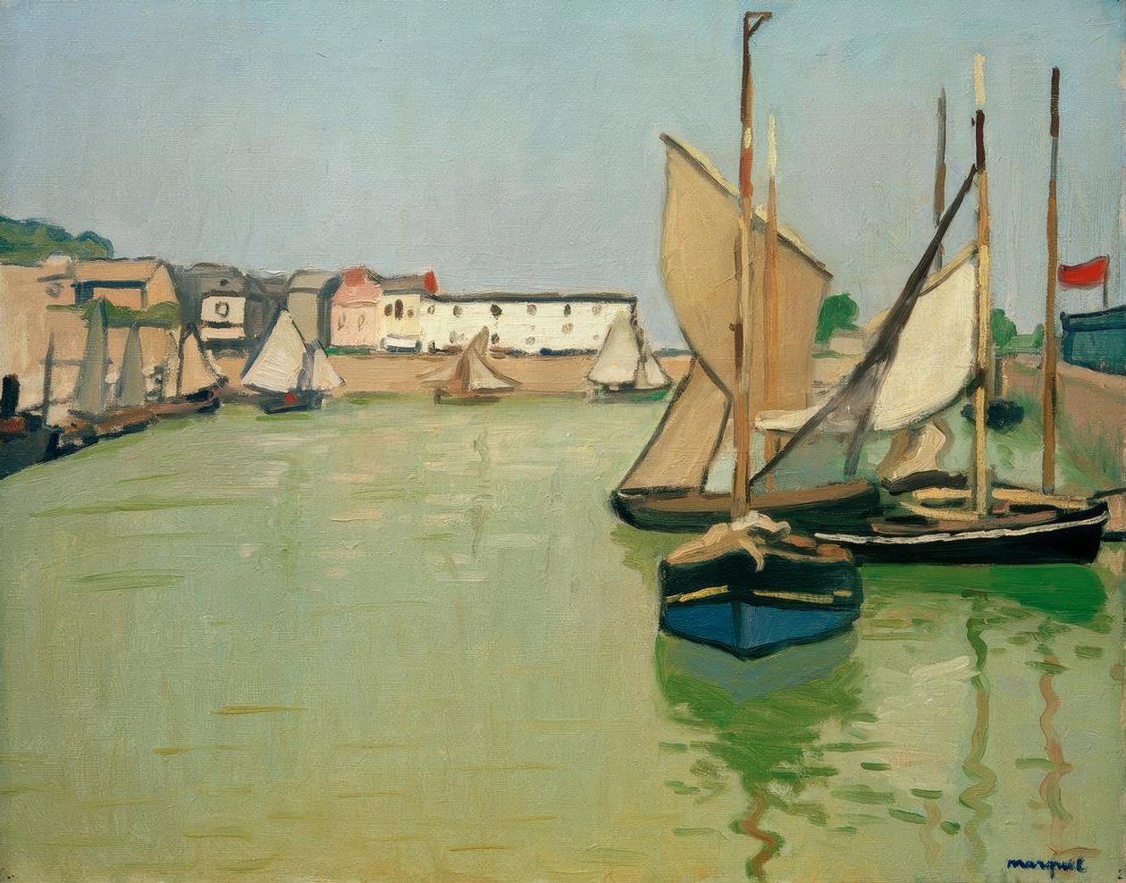 Honfleur kikötője alkotó: Albert Marquet