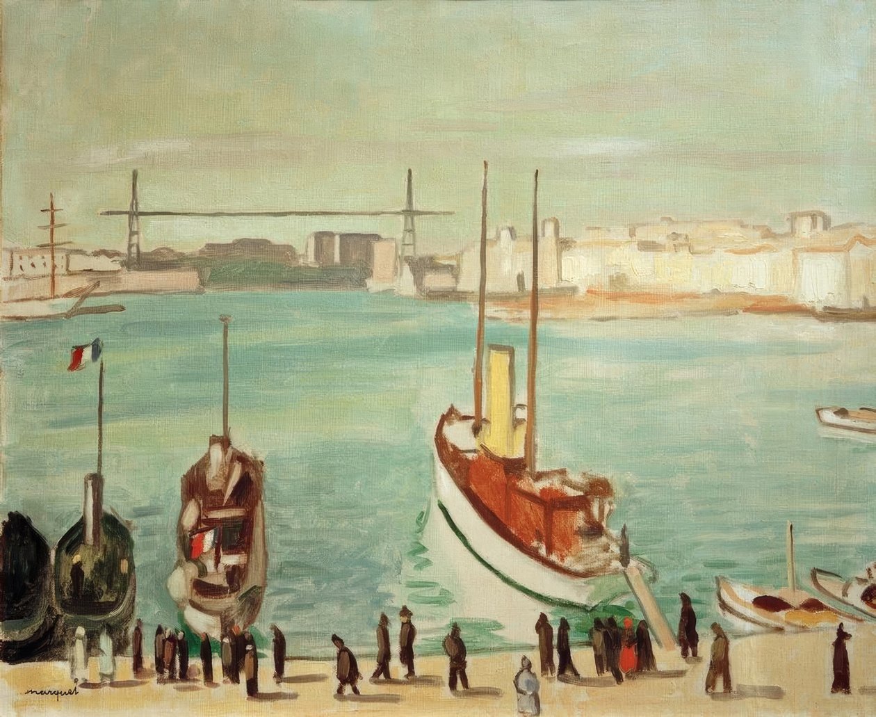 Marseille kikötője alkotó: Albert Marquet