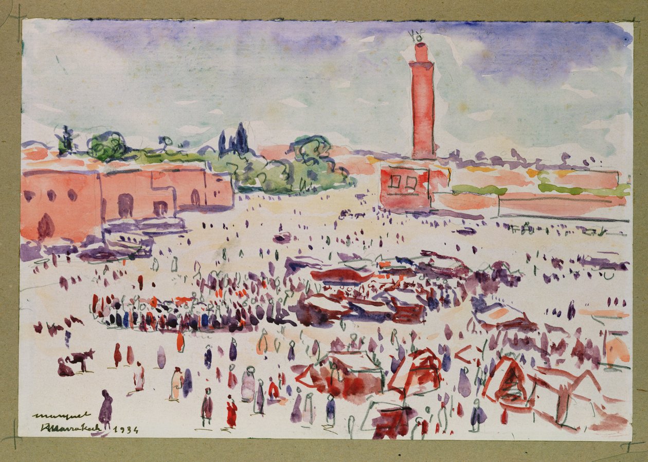 Marrakesh alkotó: Albert Marquet