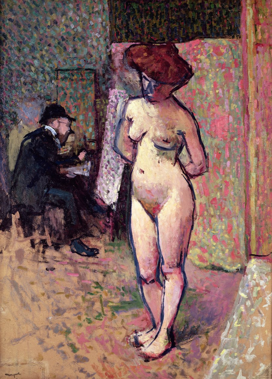 Matisse festmény a Manguin Stúdiójában alkotó: Albert Marquet