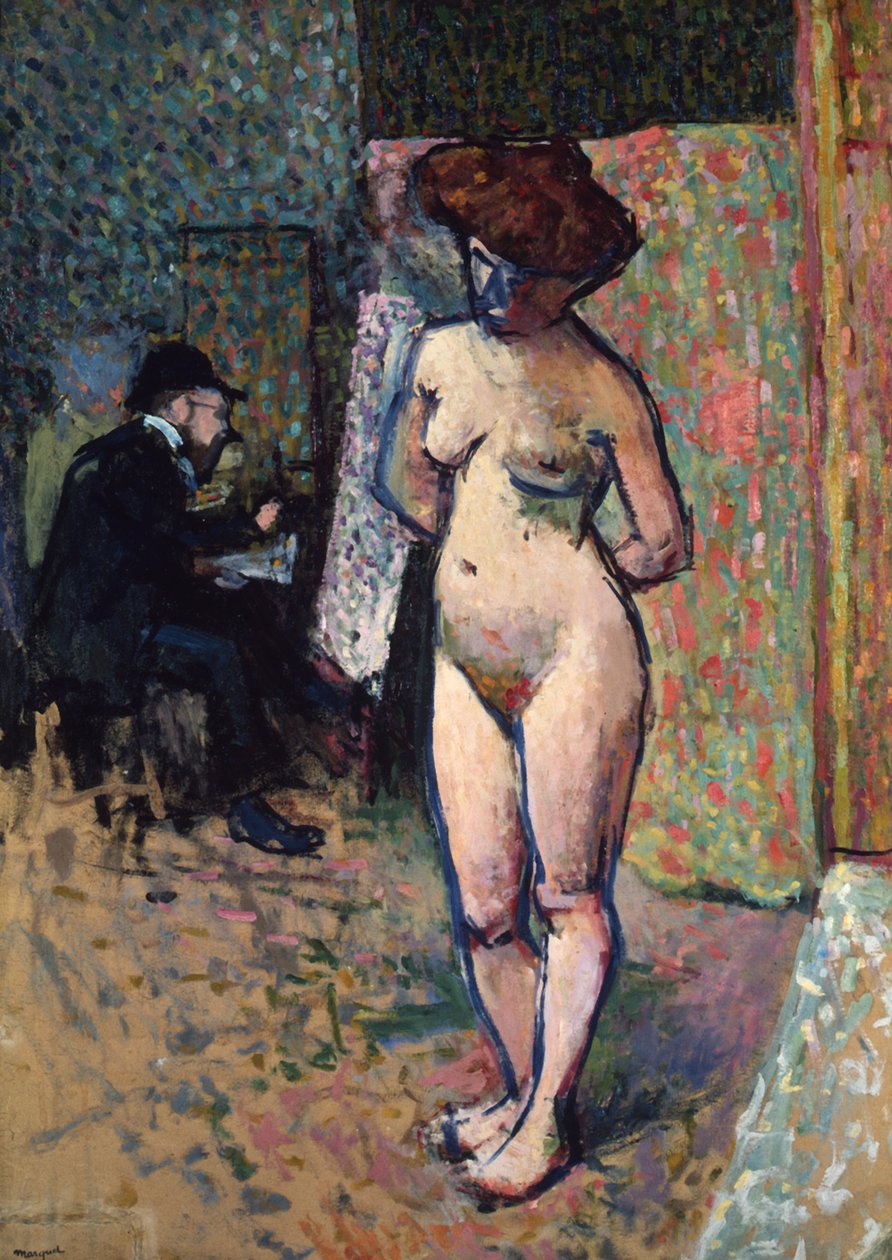 Matisse festmény a Manguin Stúdióban, 1904-1905 alkotó: Albert Marquet
