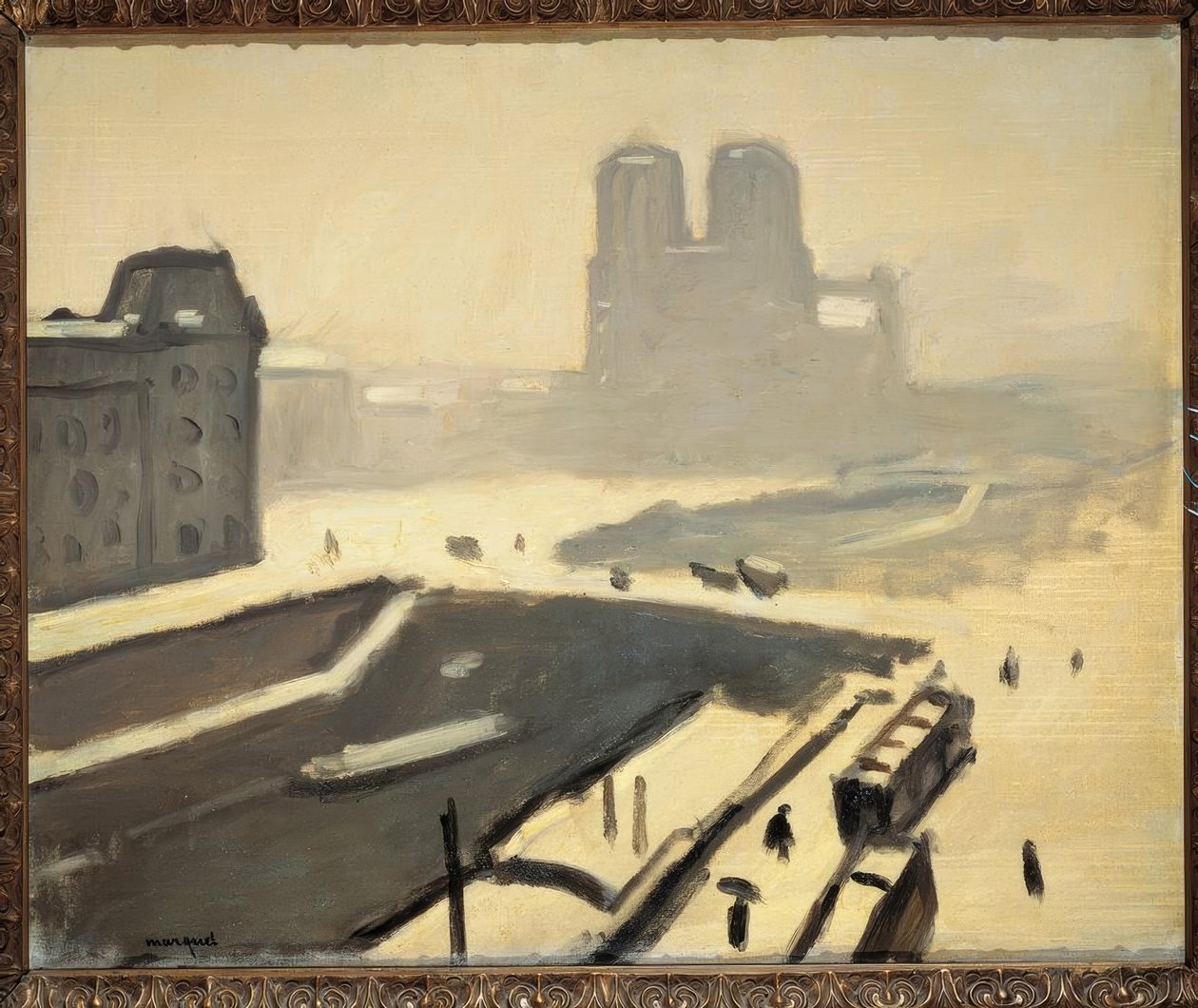 Párizs télen (Le pont Saint-Michel) alkotó: Albert Marquet