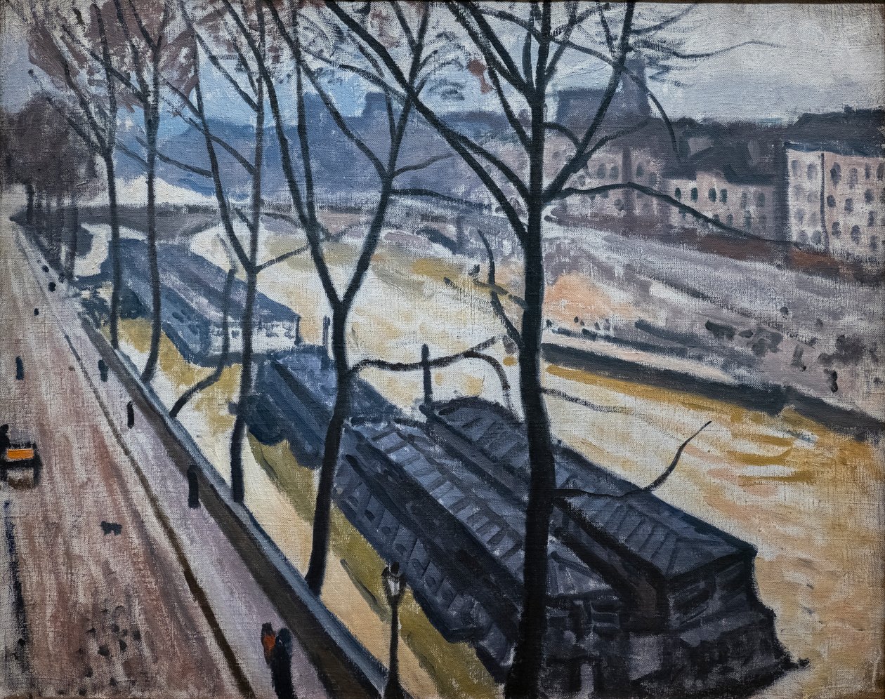 Párizs télen. Quai Bourbon alkotó: Albert Marquet