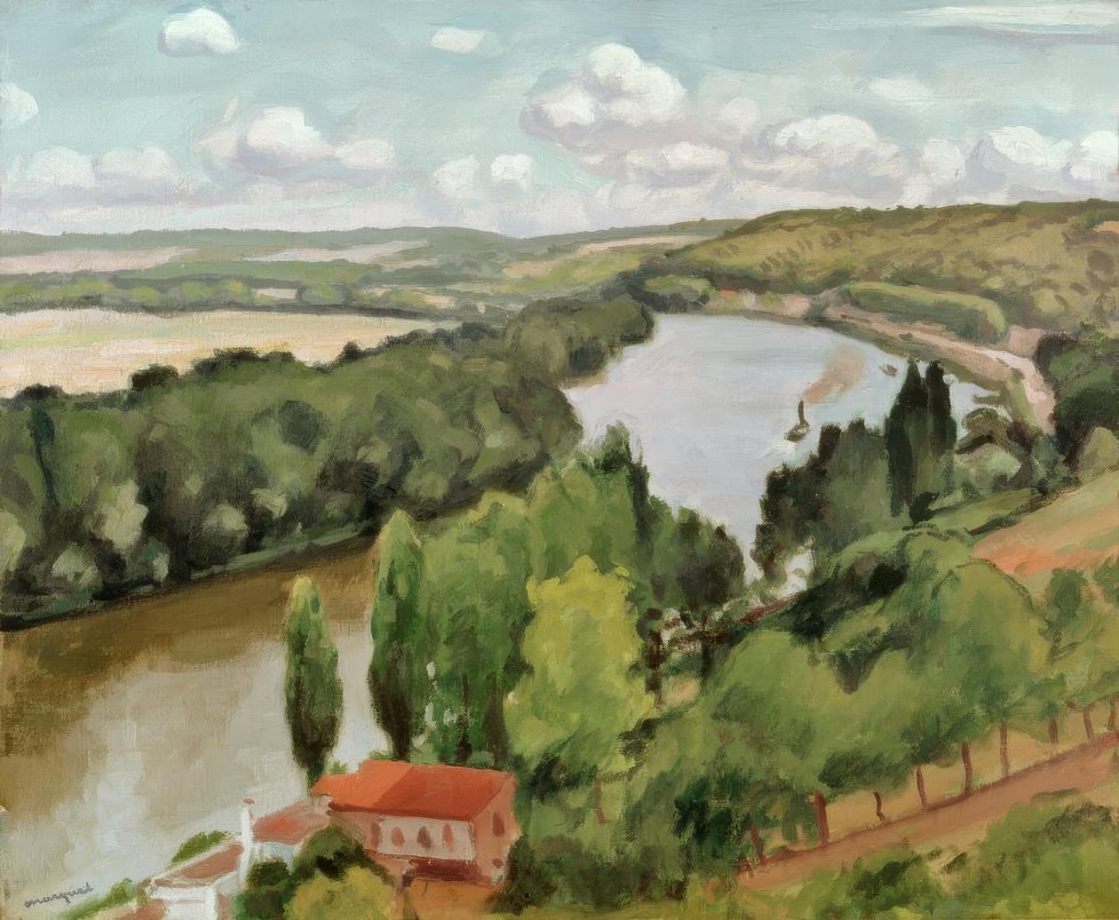 Vidéki táj alkotó: Albert Marquet