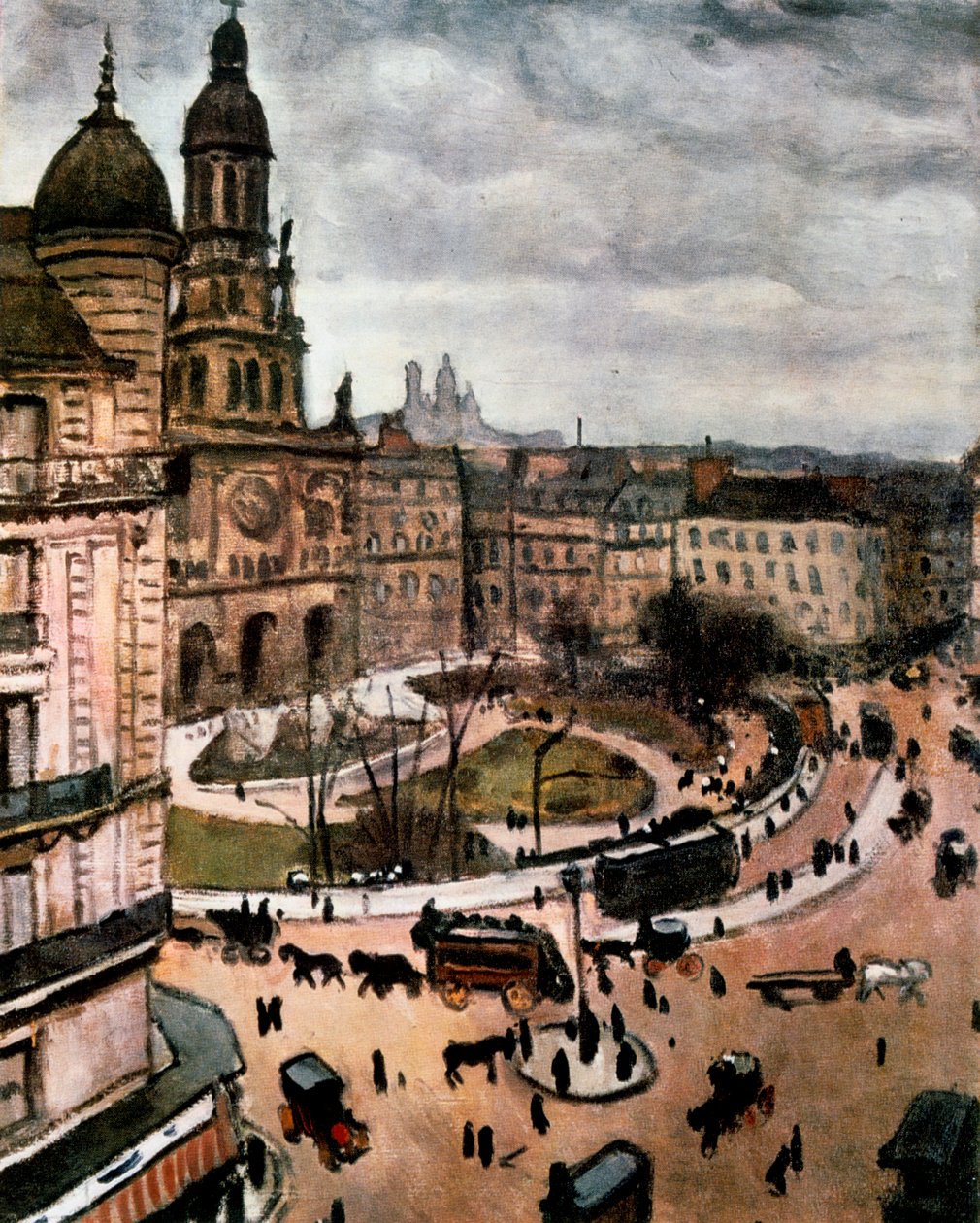 Place de la Trinity Párizsban, 1911. alkotó: Albert Marquet